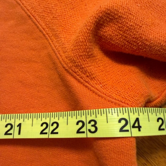 Juicy Couture Urban Outfitters Cropped Hoodie Orange Large Womens Boxy Raw Hem - Picture 8 of 8